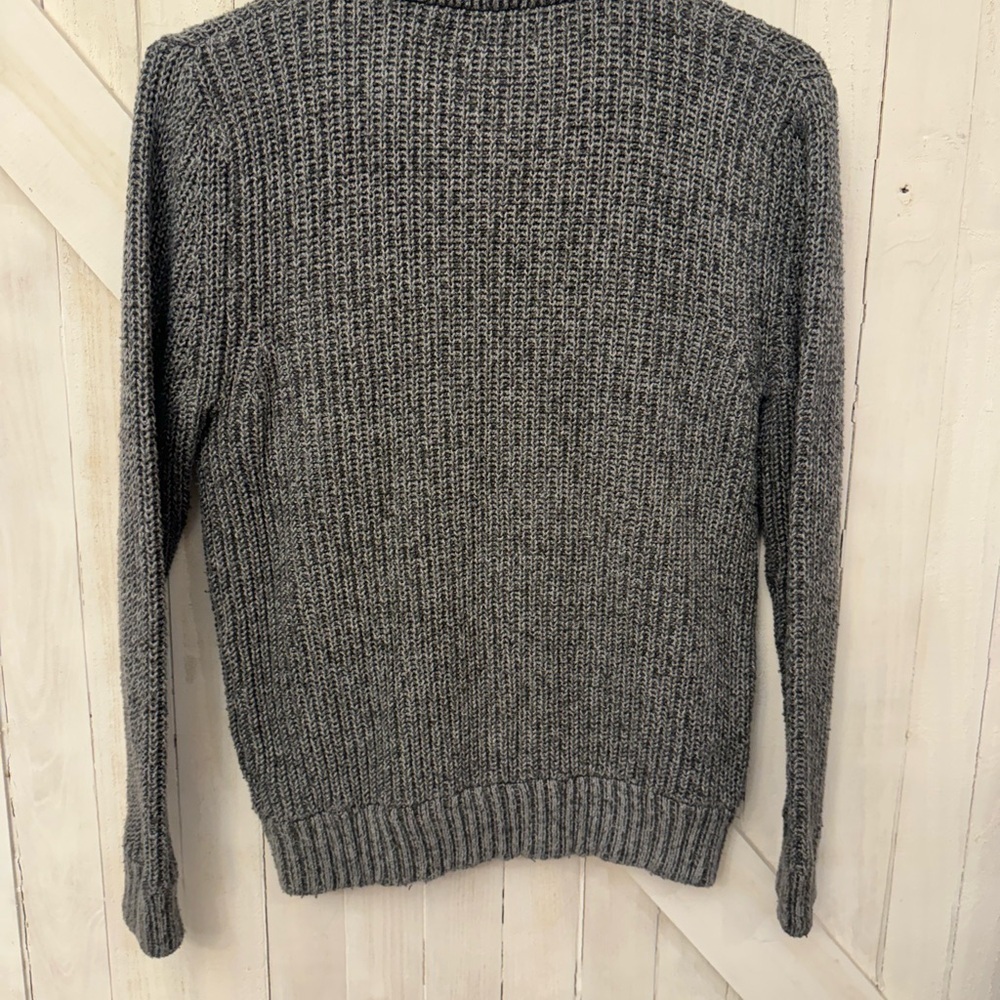 Cat & Jack Quarter Zip Sweater - Gray Blue - Youth XL (16) Size - Picture 3 of 3